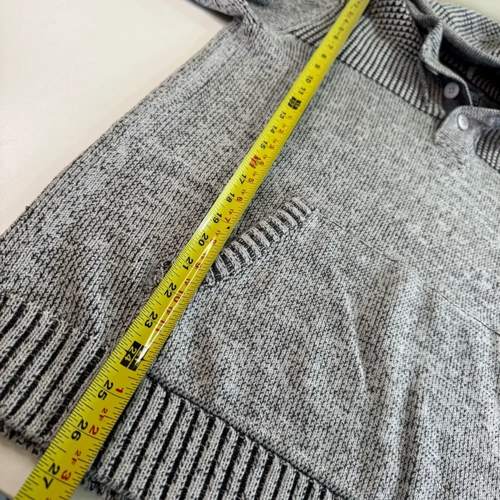 Retrofit Sweater Men's White Black Cotton Hoodie Sweatshirt 90s vintage Size L